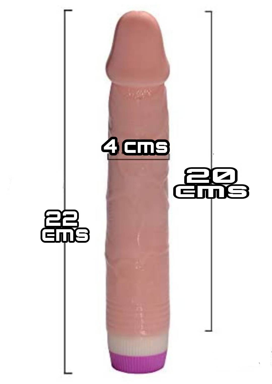 Consolador vibrador estimulador a pilas