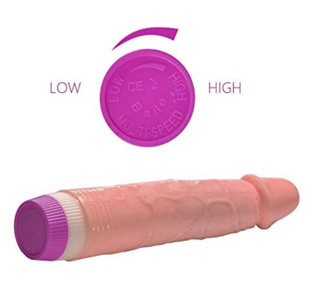 Consolador vibrador estimulador a pilas