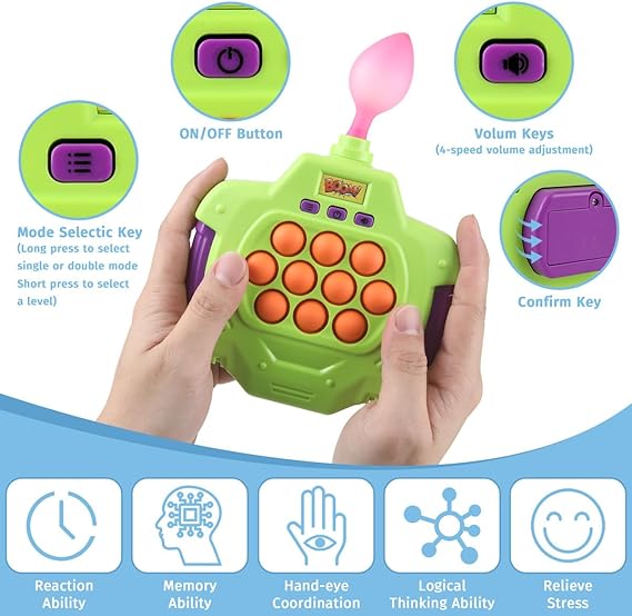 "Quick Burst" POP IT VIRAL TIKTOK 4°GENERACION (Quick burst pop it sensorial recargable)